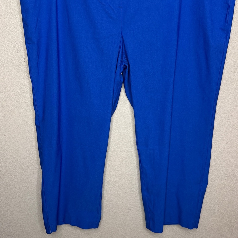 Rafaella Women's Stretch Capri Pant Blue. Size 18 - Picture 4 of 11
